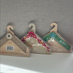 Lindsay Phillips Floral SwitchFlops Straps Trio